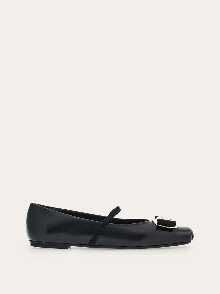 Ferragamo New Vara plate ballet flat