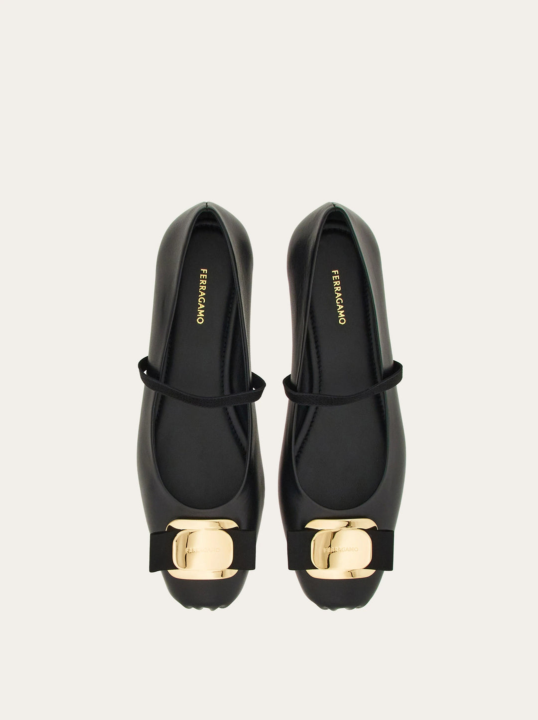 Ferragamo New Vara plate ballet flat