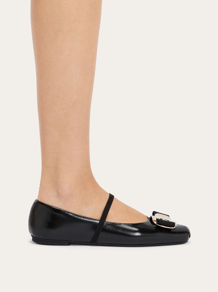 Ferragamo New Vara plate ballet flat