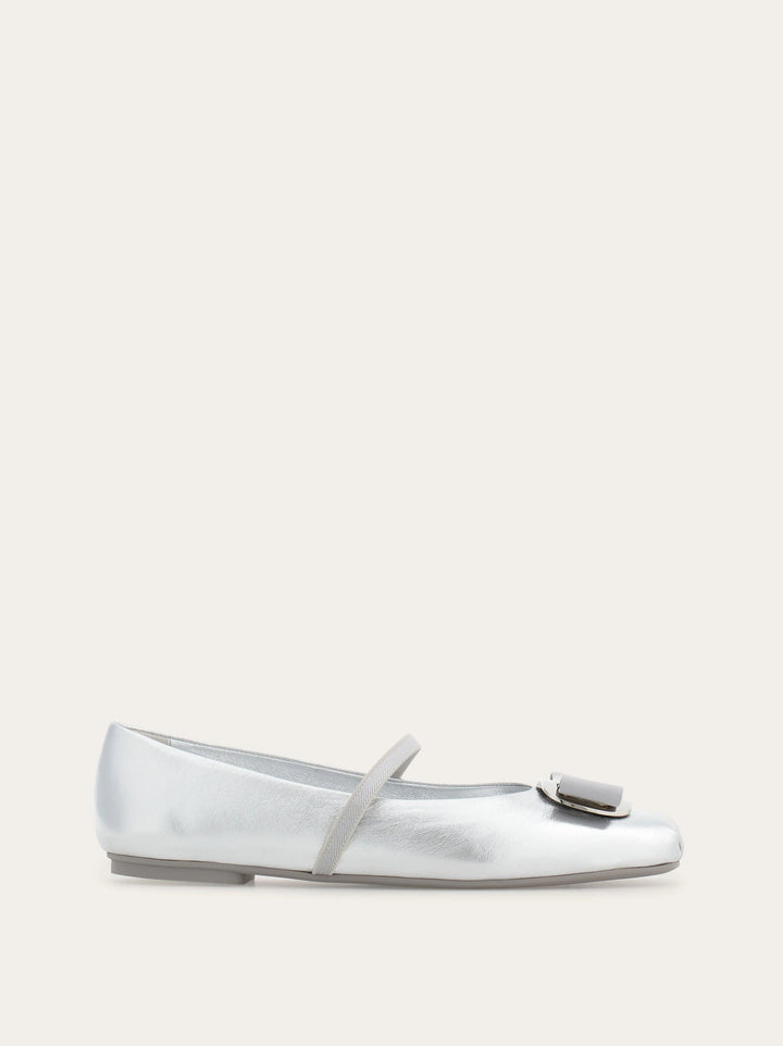 Ferragamo New Vara plate ballet flat