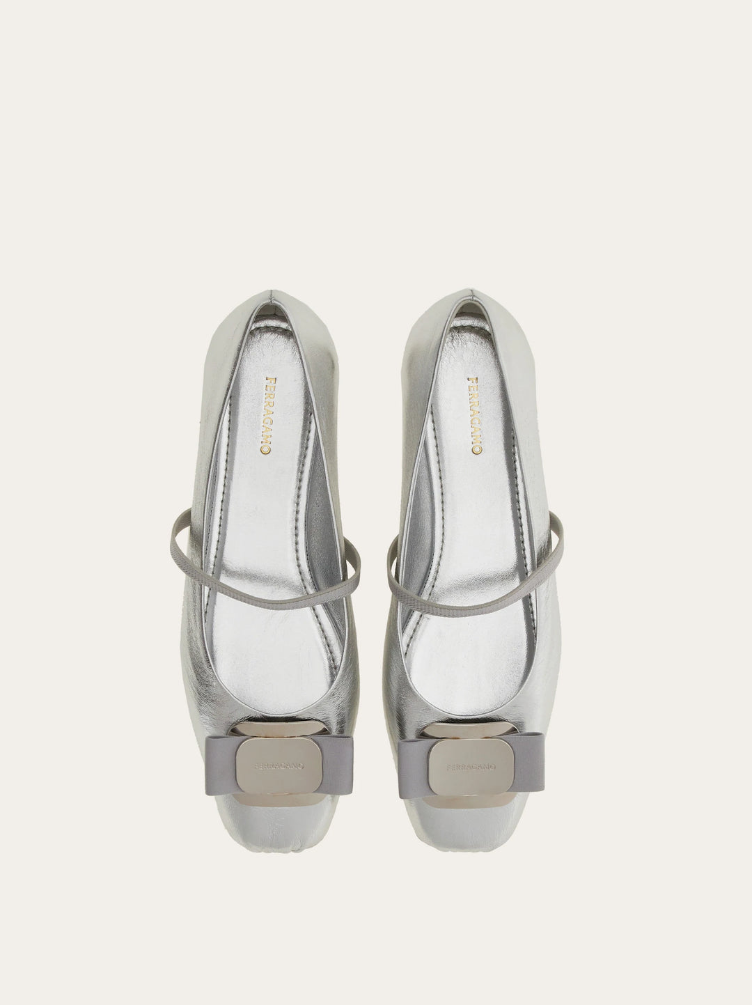 Ferragamo New Vara plate ballet flat