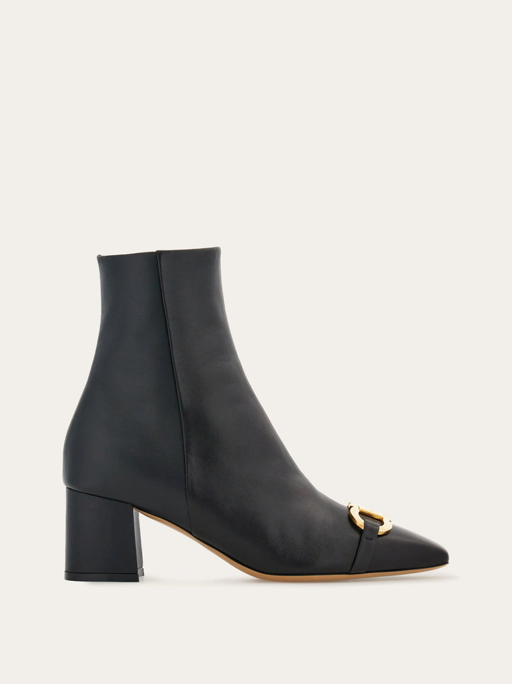 Ferragamo Bootie with Gancini ornament