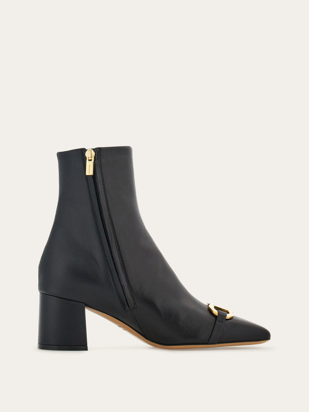 Ferragamo Bootie with Gancini ornament