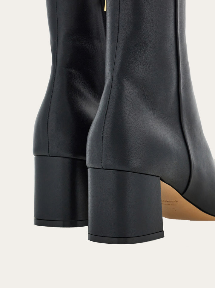 Ferragamo Bootie with Gancini ornament