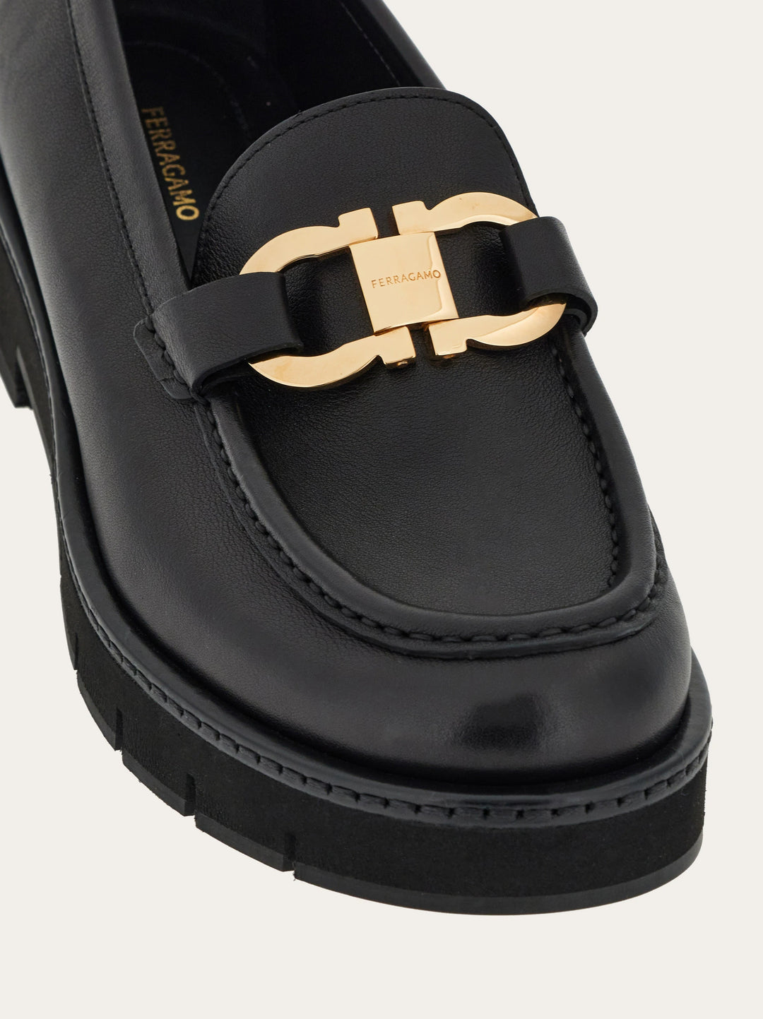 Ferragamo Moccasin with Gancini ornament