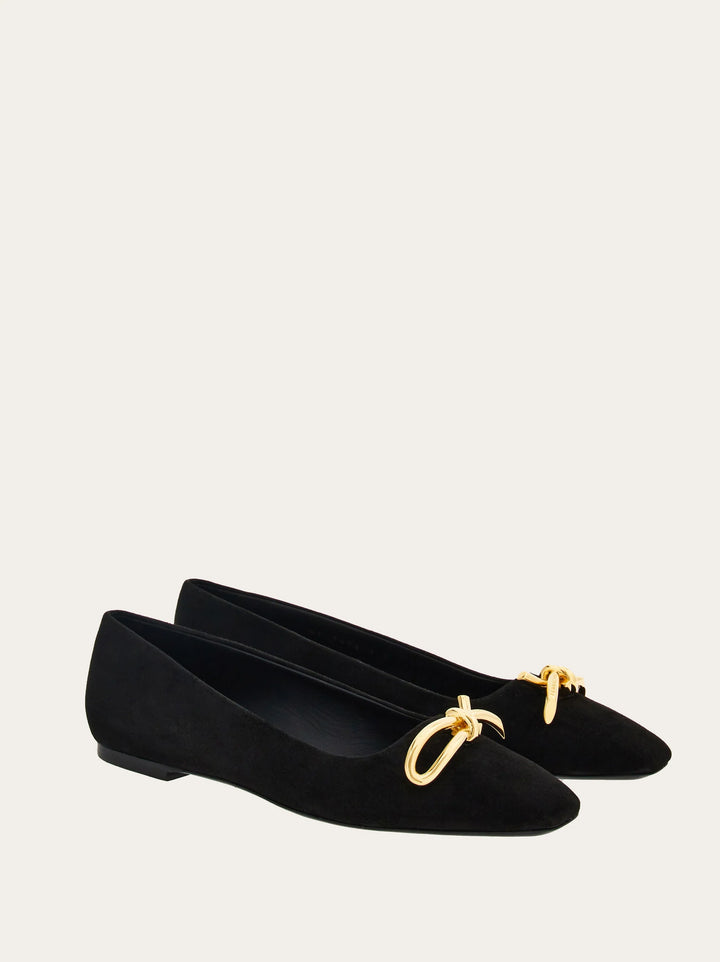 Ferragamo Ballet flat with asymmetric bow