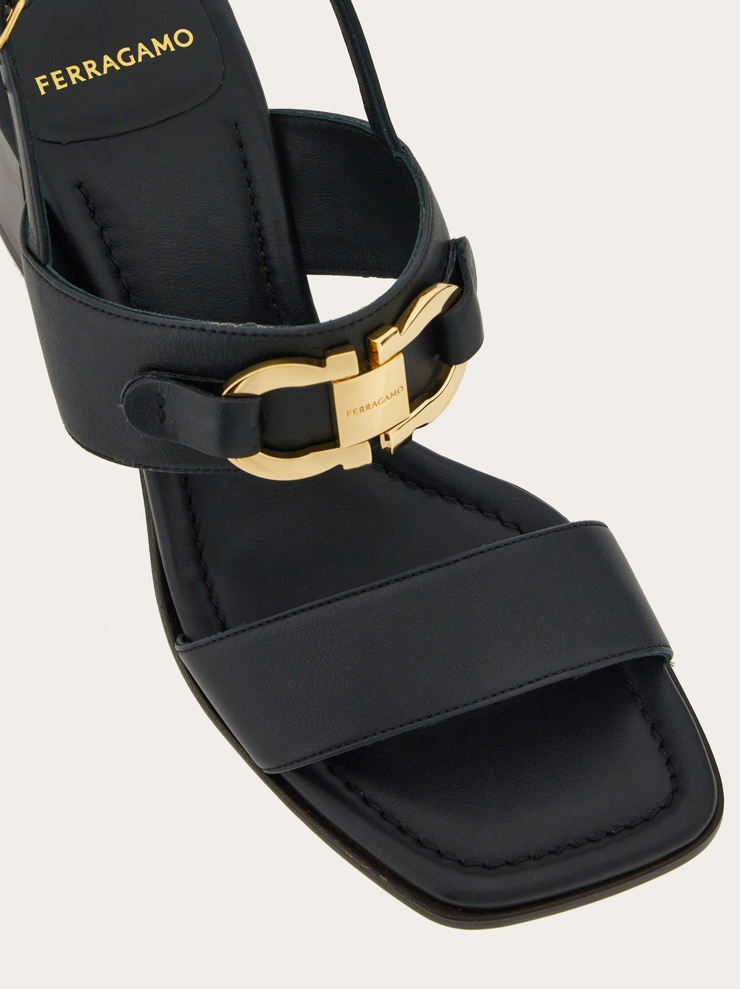 Ferragamo Sandal with Gancini ornament