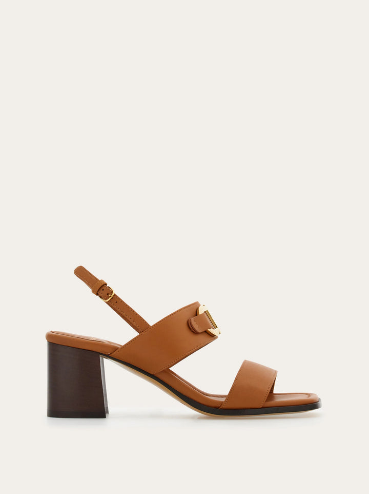 Ferragamo Sandal with Gancini ornament