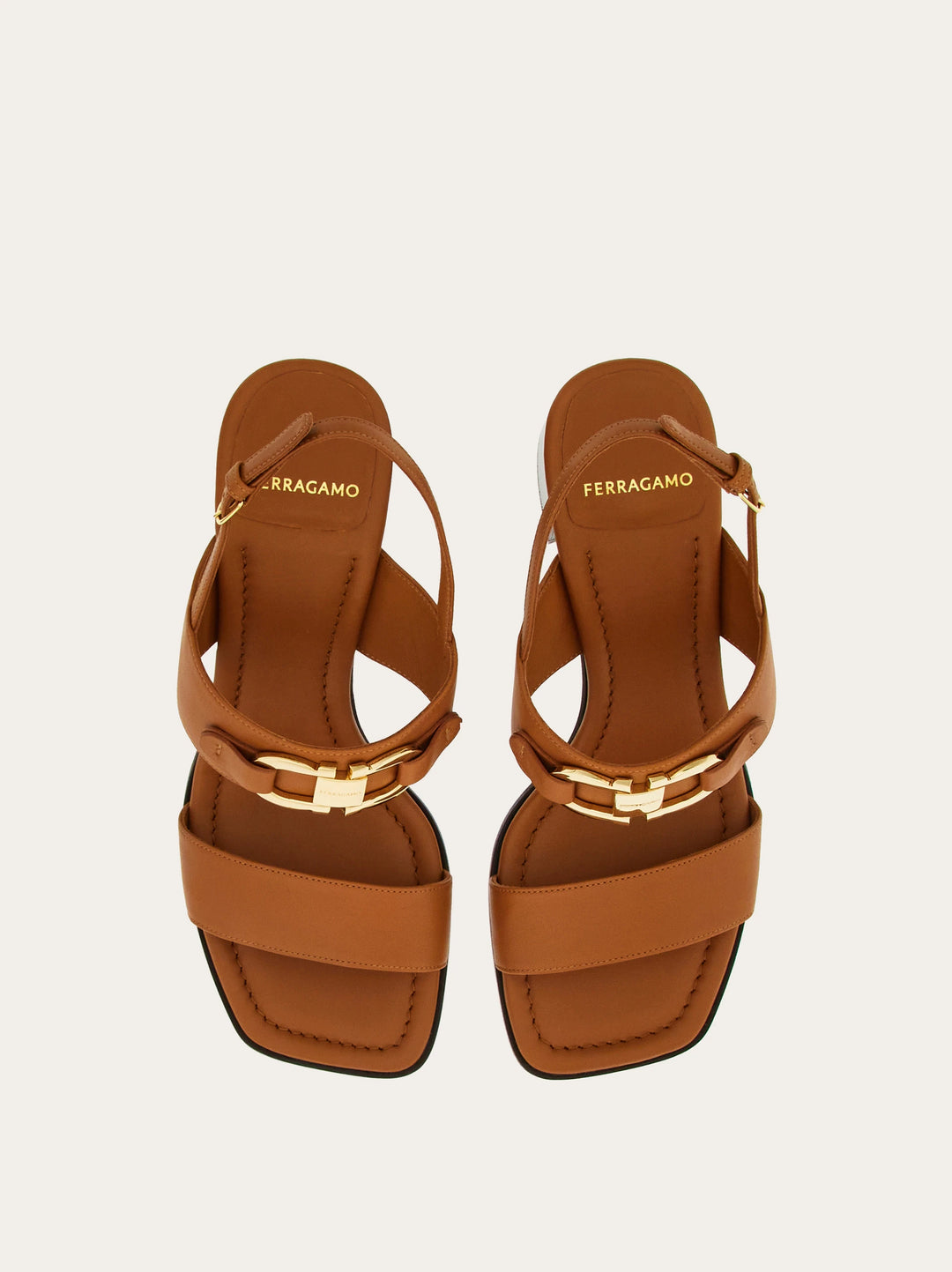 Ferragamo Sandal with Gancini ornament