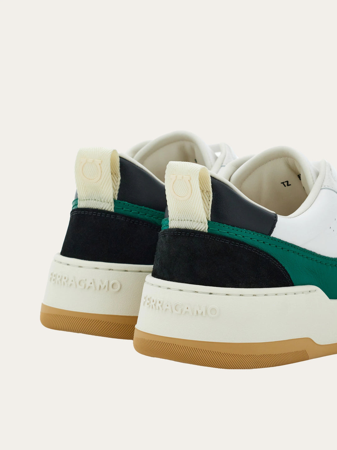 FERRAGAMO Suede patch skate sneaker