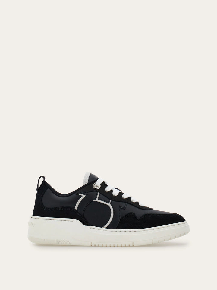 Ferragamo Sneaker with Gancini ornament