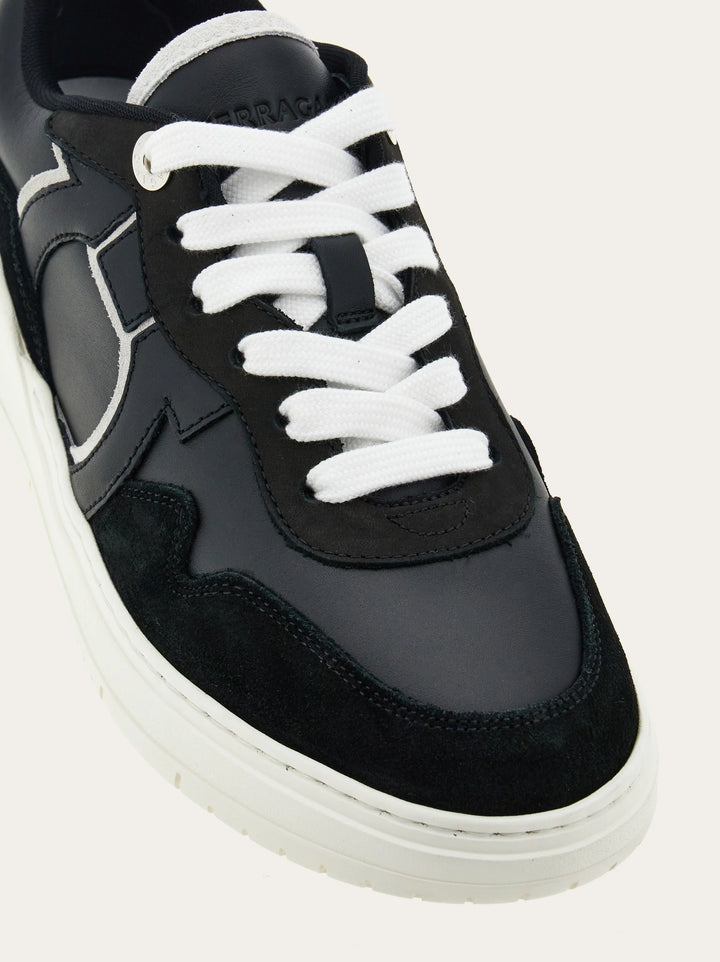 Ferragamo Sneaker with Gancini ornament