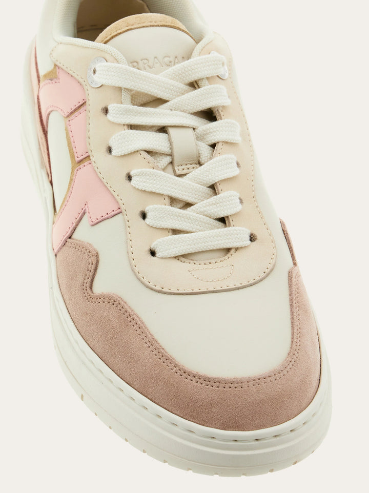 Ferragamo Sneaker with Gancini ornament