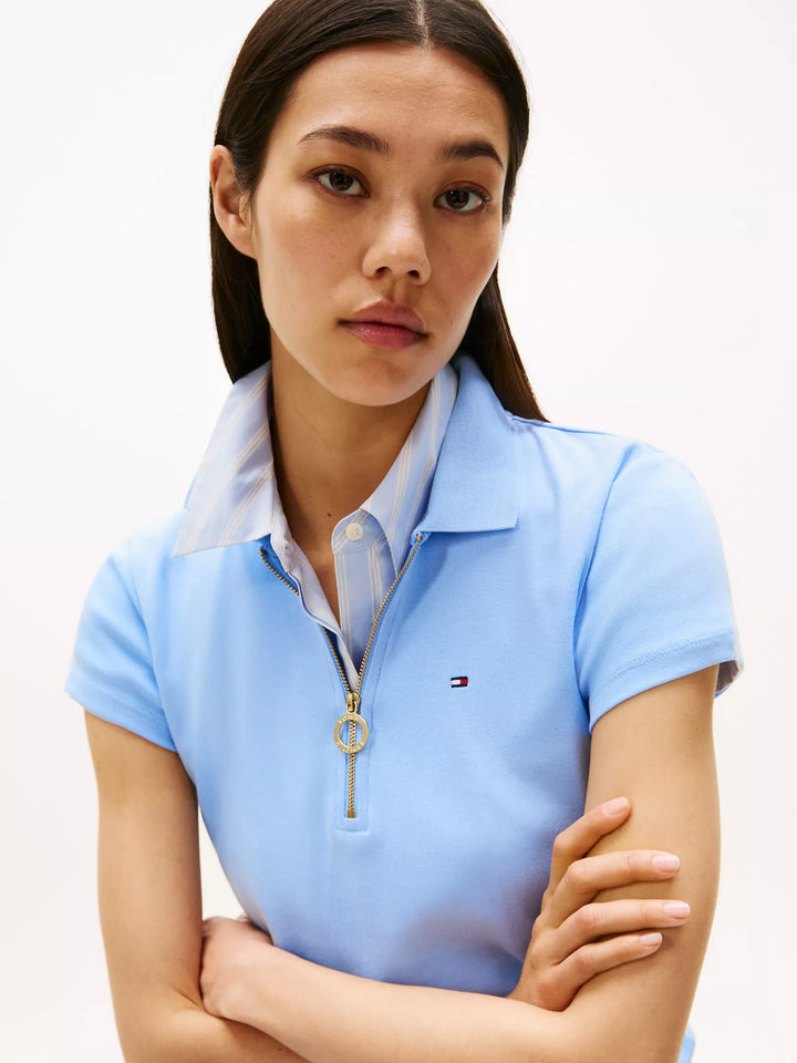 Tommy Hilfiger Slim Fit Zip Polo