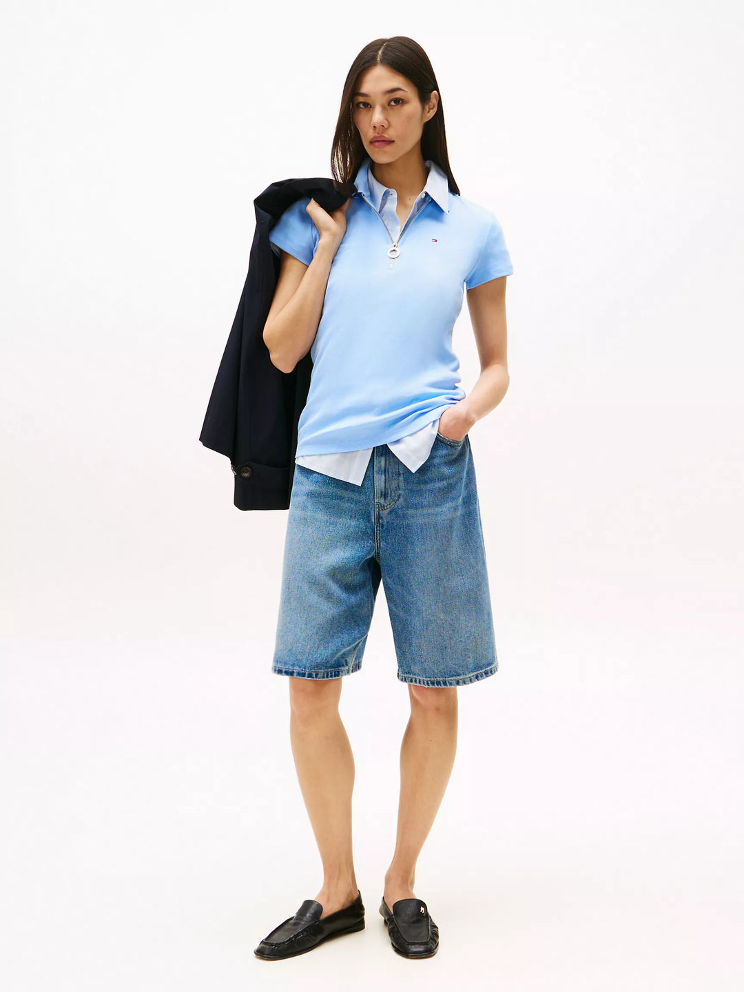 Tommy Hilfiger Slim Fit Zip Polo