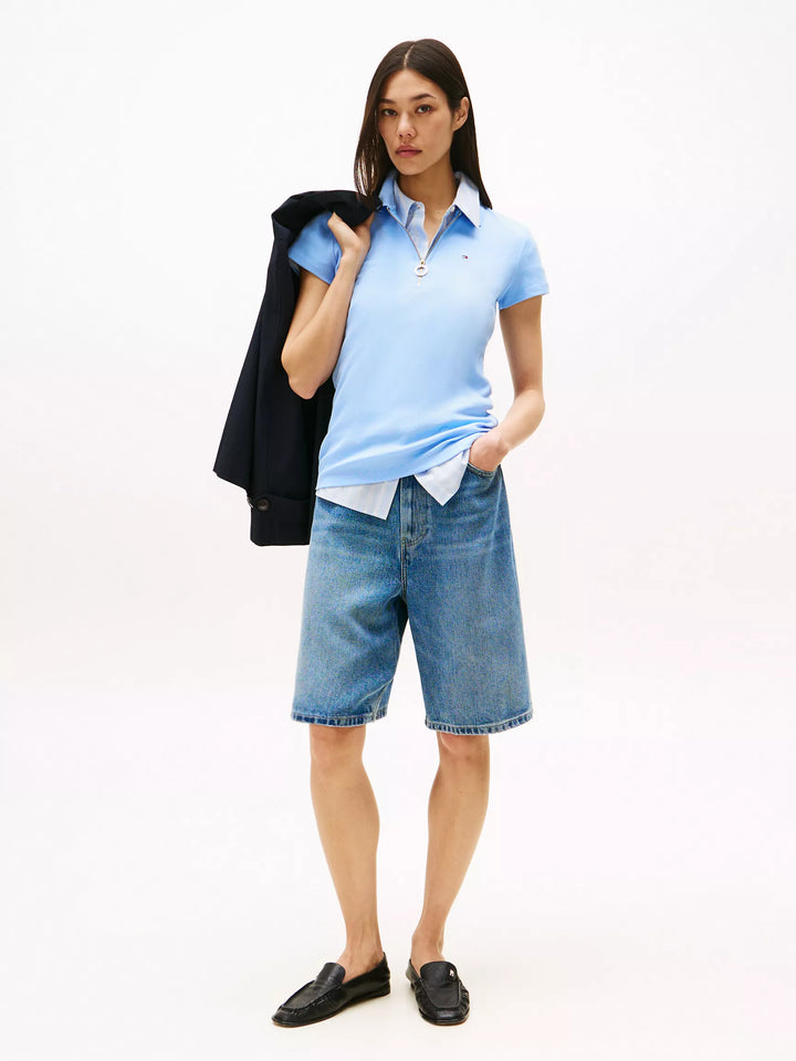 Tommy Hilfiger Slim Fit Zip Polo