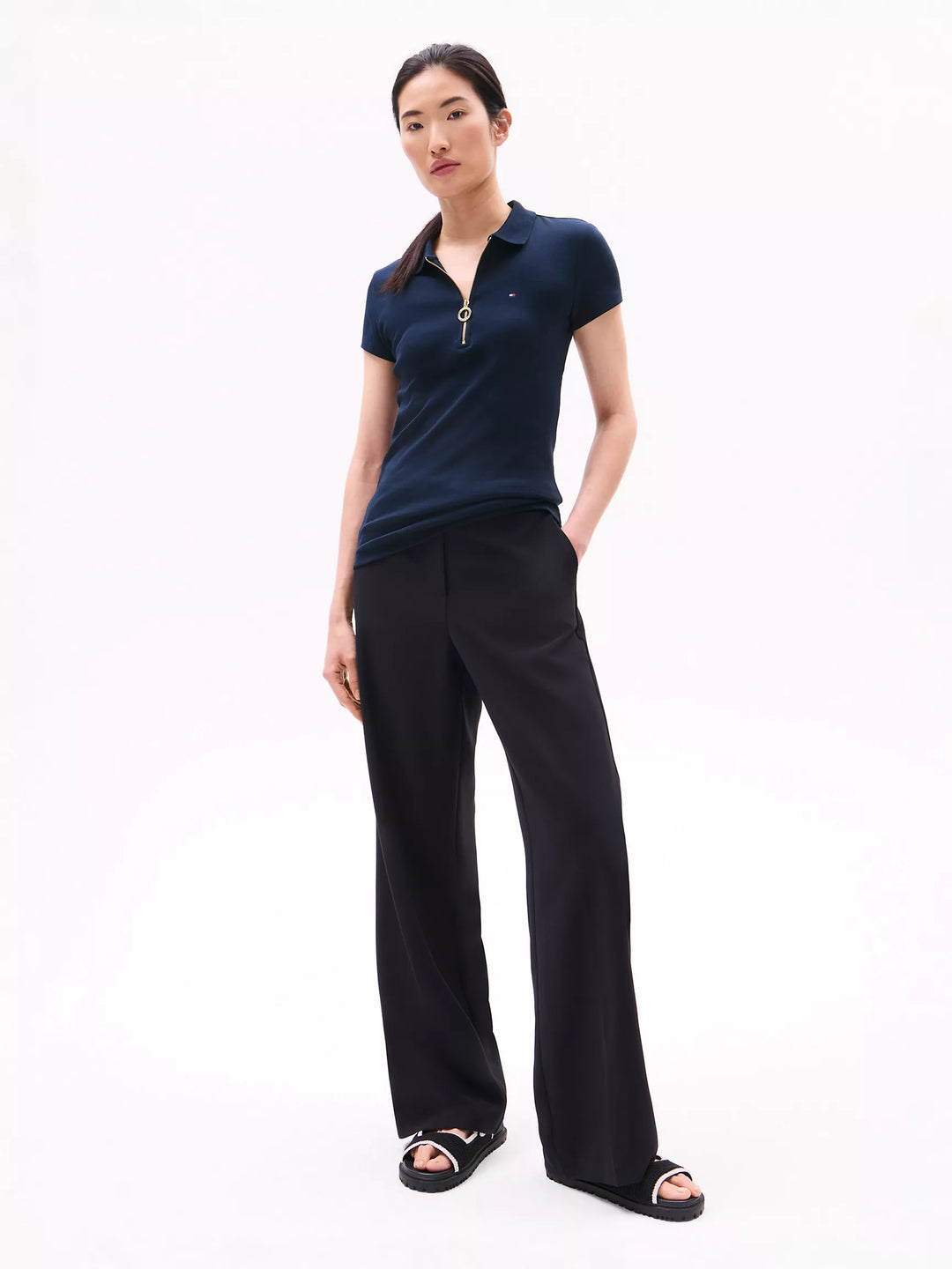 Tommy Hilfiger Slim Fit Zip Polo