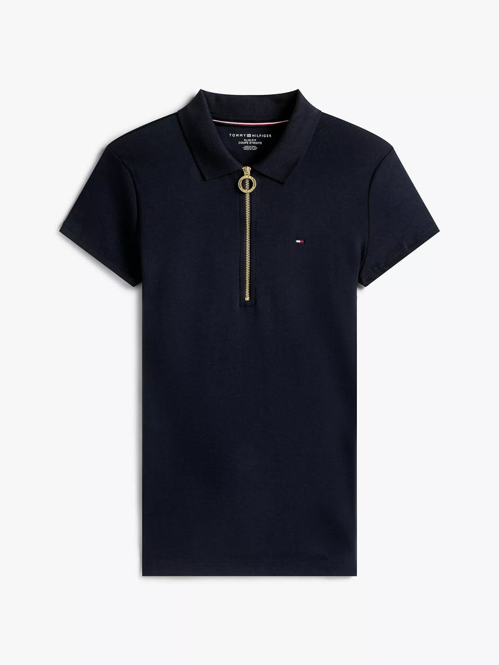 Tommy Hilfiger Slim Fit Zip Polo