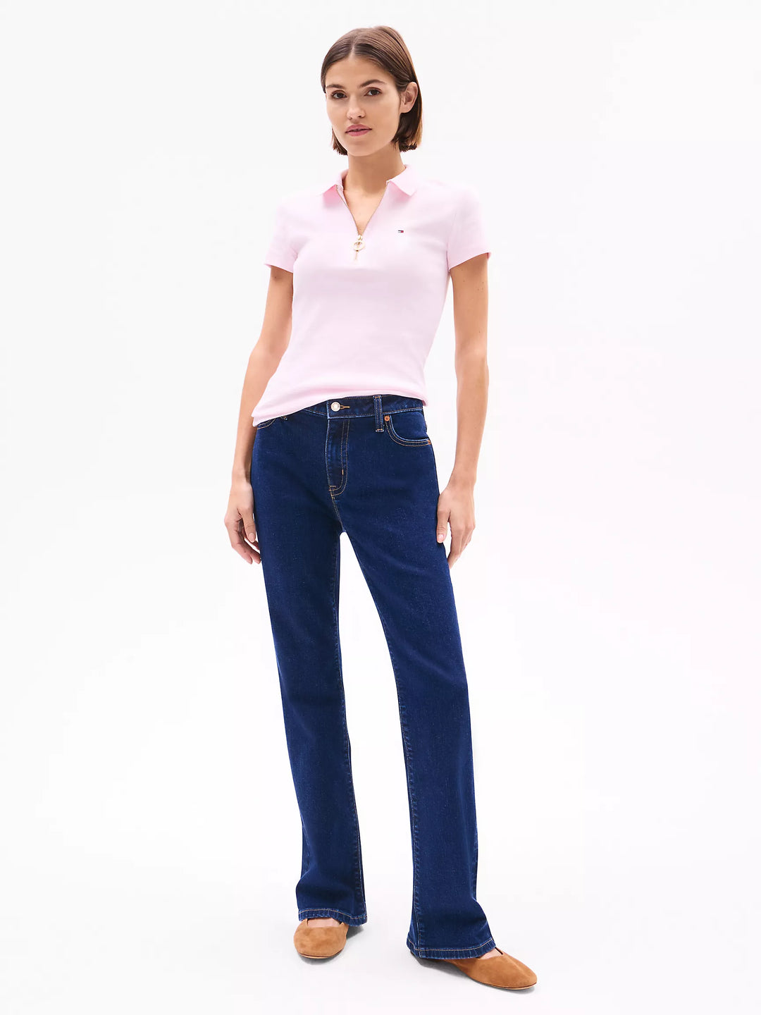 Tommy Hilfiger Slim Fit Zip Polo