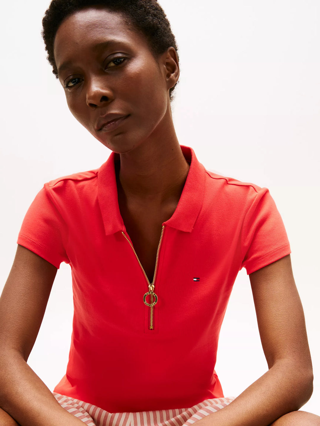 Tommy Hilfiger Slim Fit Zip Polo