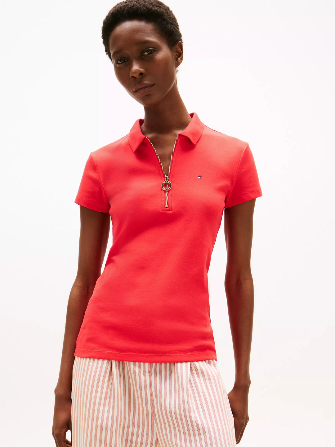 Tommy Hilfiger Slim Fit Zip Polo
