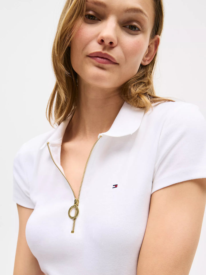 Tommy Hilfiger Slim Fit Zip Polo