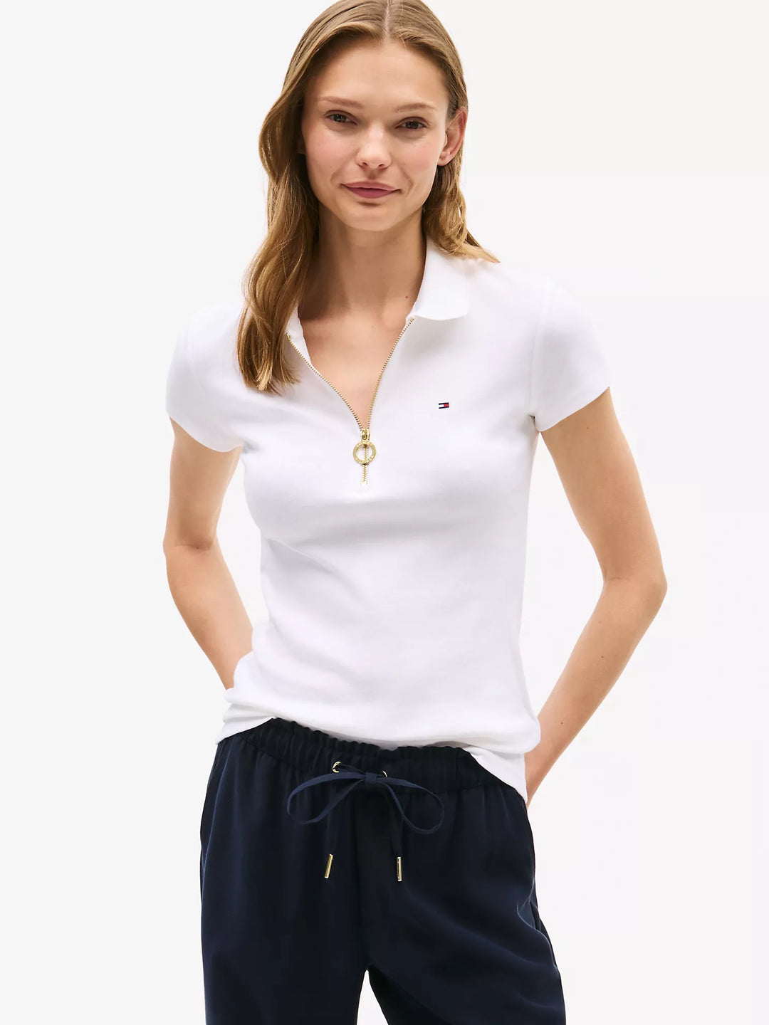 Tommy Hilfiger Slim Fit Zip Polo