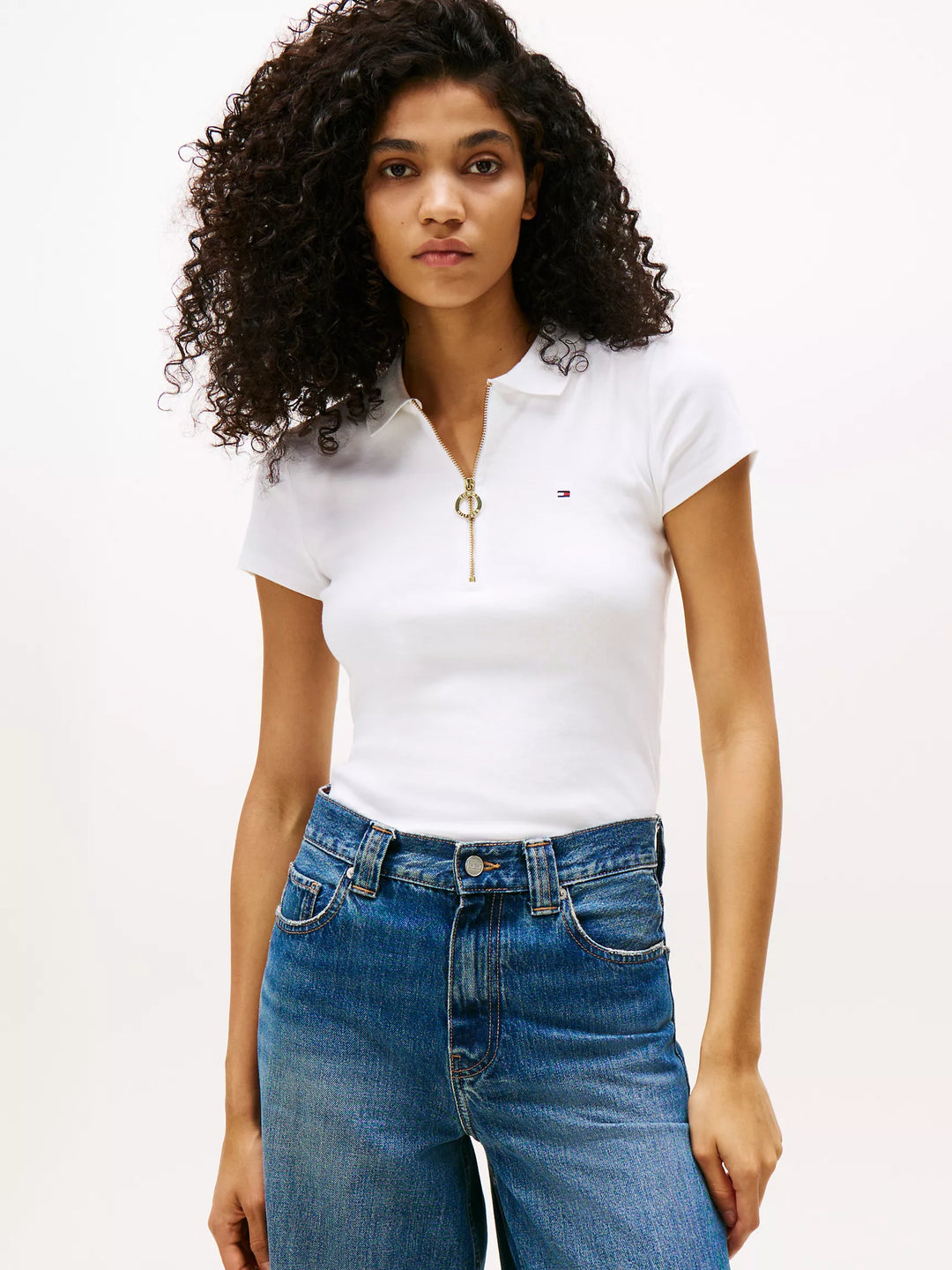 Tommy Hilfiger Slim Fit Zip Polo
