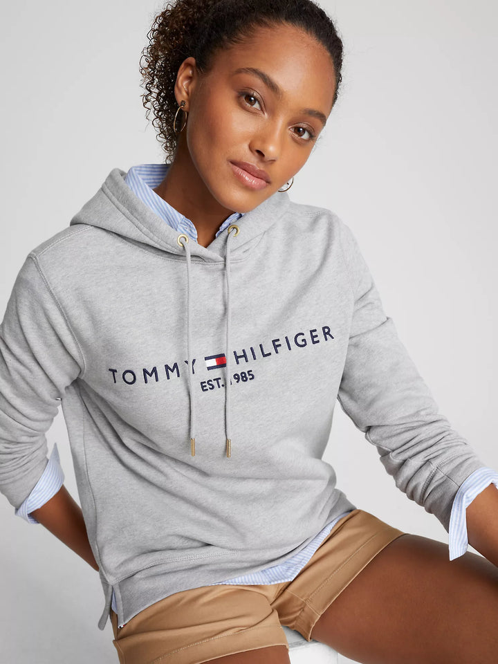 Tommy Hilfiger Embroidered Tommy Logo Terry Hoodie