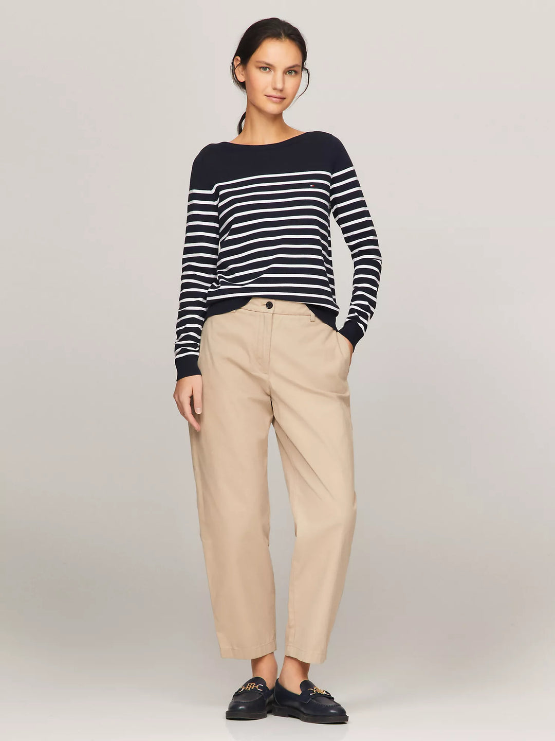 Tommy Hilfiger Stripe Boatneck Sweater