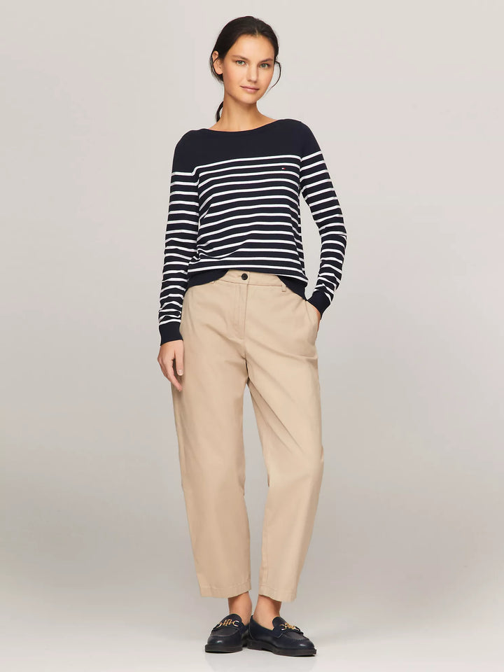 Tommy Hilfiger Stripe Boatneck Sweater