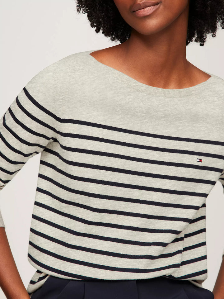 Tommy Hilfiger Stripe Boatneck Sweater