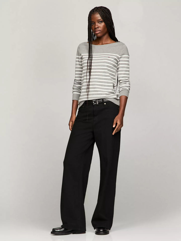Tommy Hilfiger Stripe Boatneck Sweater