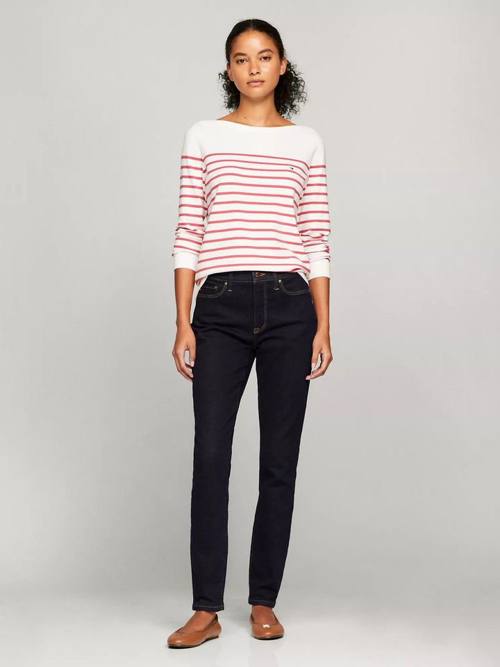 Tommy Hilfiger Stripe Boatneck Sweater