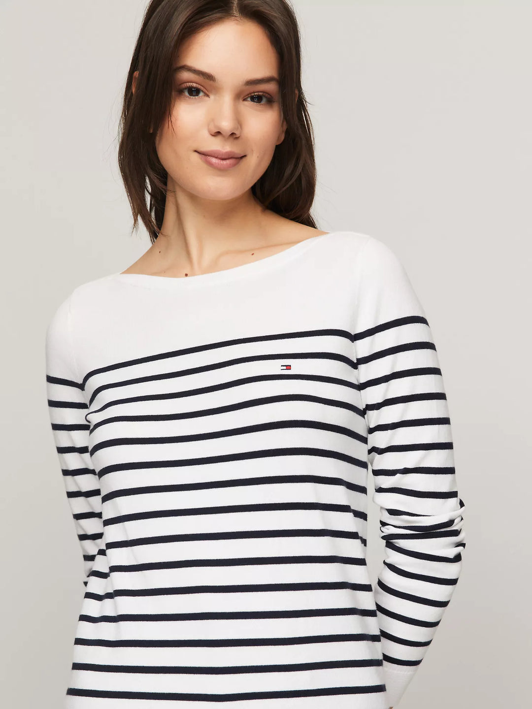 Tommy Hilfiger Stripe Boatneck Sweater