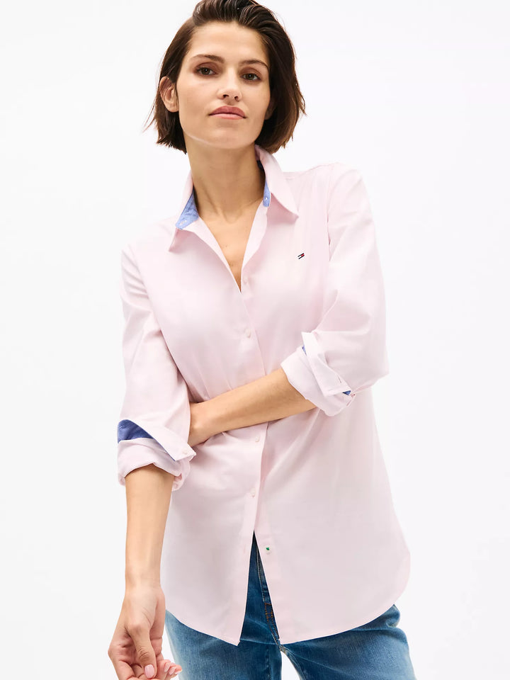 Tommy Hilfiger Regular Fit Solid Stretch Oxford Shirt