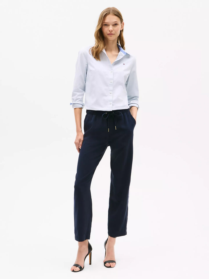 Tommy Hilfiger Regular Fit Solid Stretch Oxford Shirt