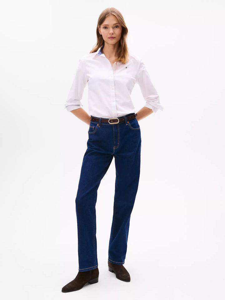 Tommy Hilfiger Regular Fit Solid Stretch Oxford Shirt