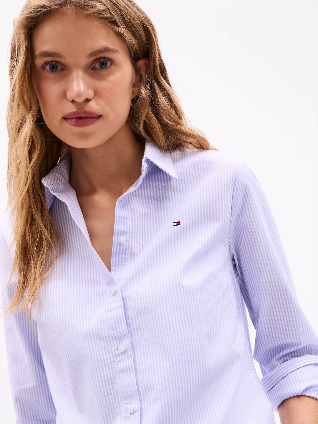 Tommy Hilfiger Stripe Stretch Oxford Regular Fit Shirt