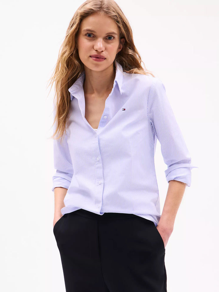 Tommy Hilfiger Stripe Stretch Oxford Regular Fit Shirt