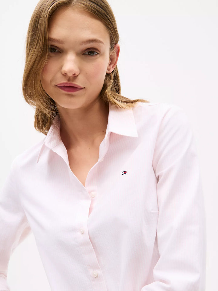 Tommy Hilfiger Stripe Stretch Oxford Regular Fit Shirt