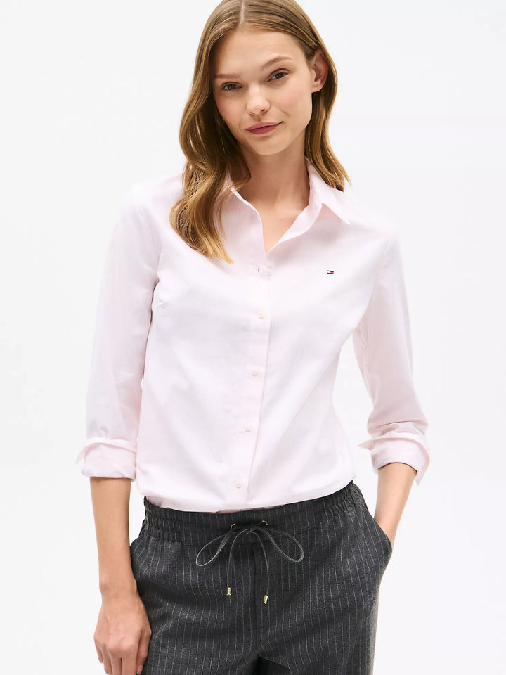 Tommy Hilfiger Stripe Stretch Oxford Regular Fit Shirt