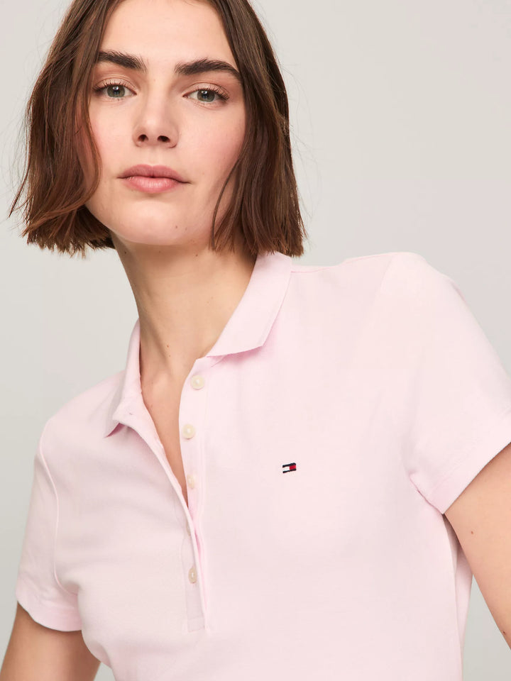 Tommy Hilfiger Stretch-Cotton Slim Fit Polo Dress