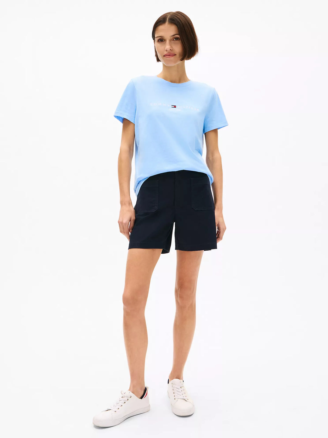 Tommy Hilfiger Embroidered Tommy Logo T-Shirt