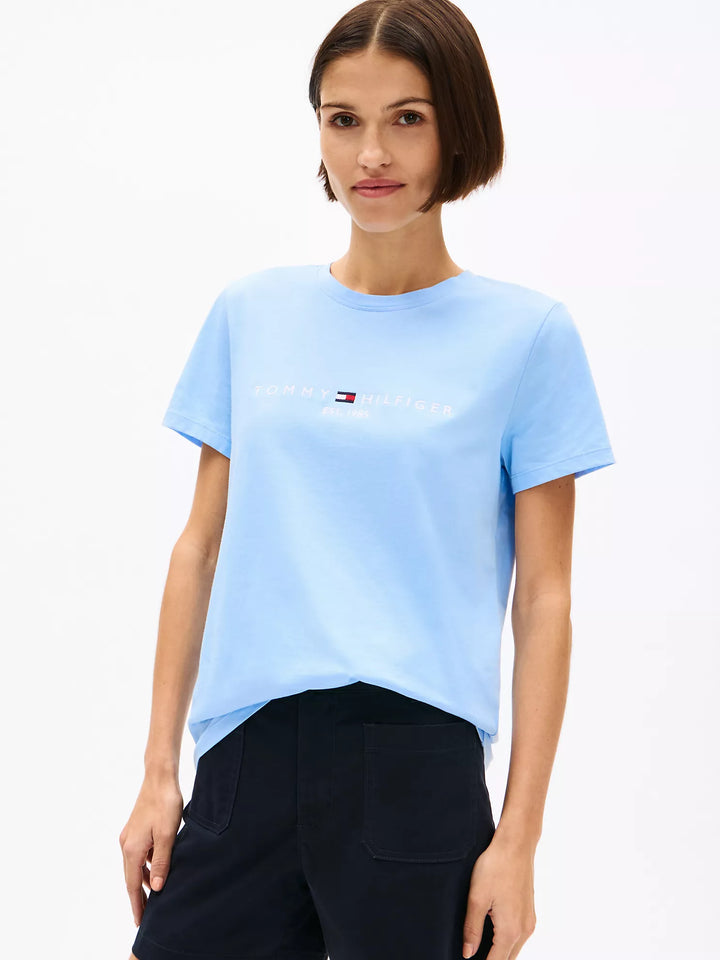 Tommy Hilfiger Embroidered Tommy Logo T-Shirt
