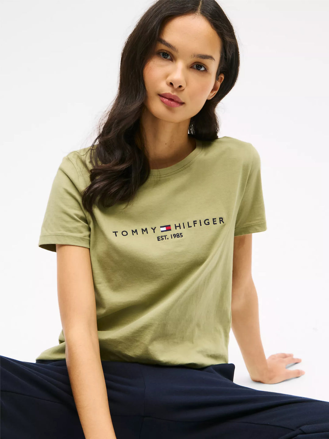Tommy Hilfiger Embroidered Tommy Logo T-Shirt
