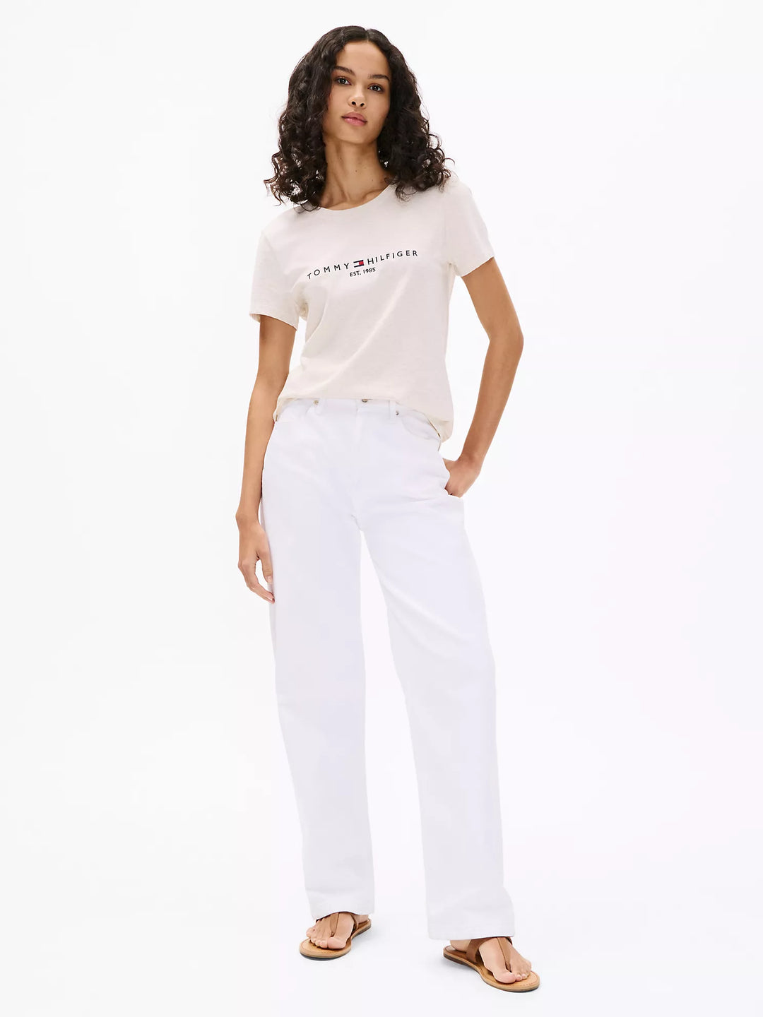 Tommy Hilfiger Embroidered Tommy Logo T-Shirt