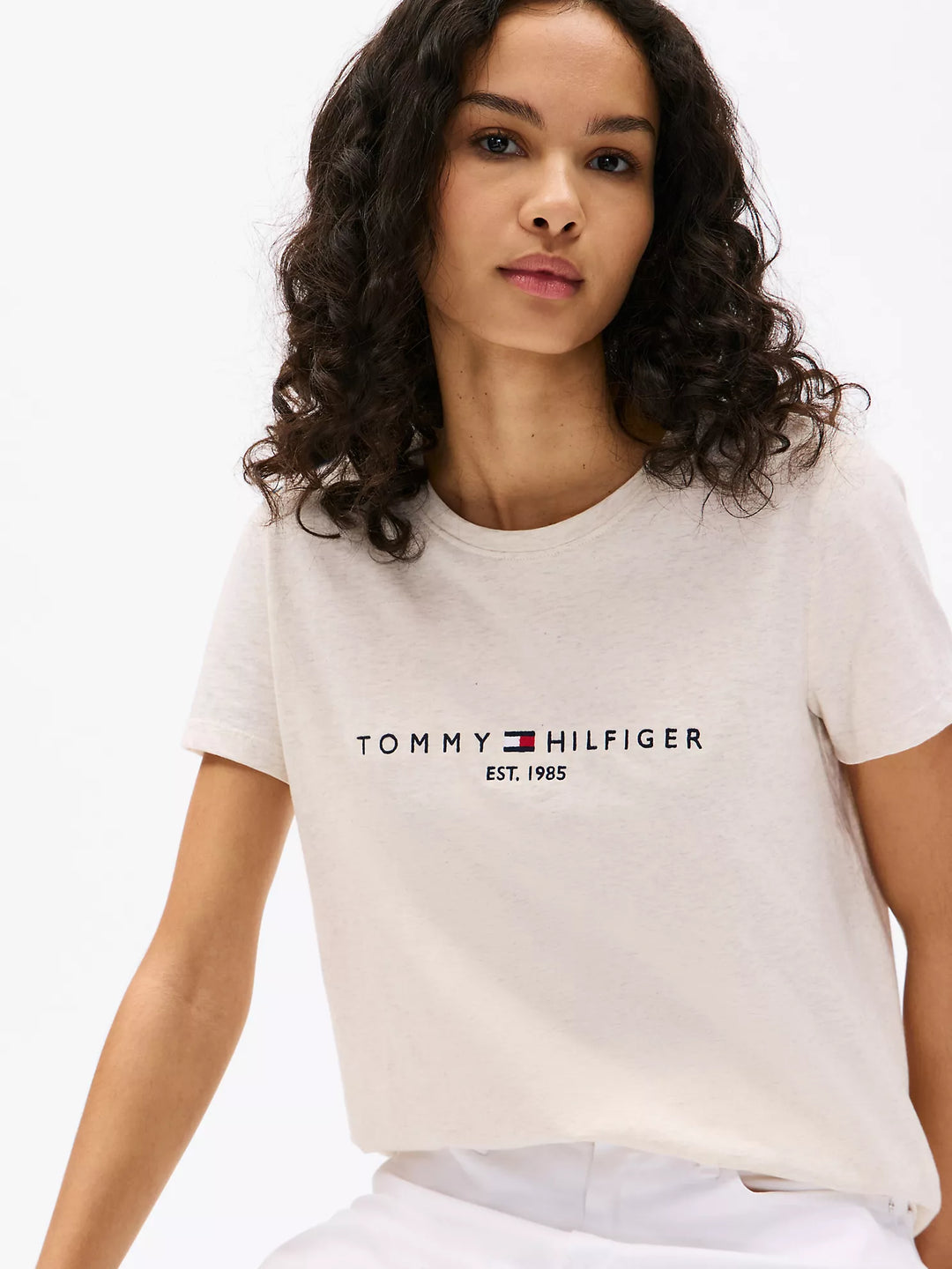 Tommy Hilfiger Embroidered Tommy Logo T-Shirt