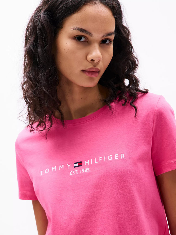 Tommy Hilfiger Embroidered Tommy Logo T-Shirt