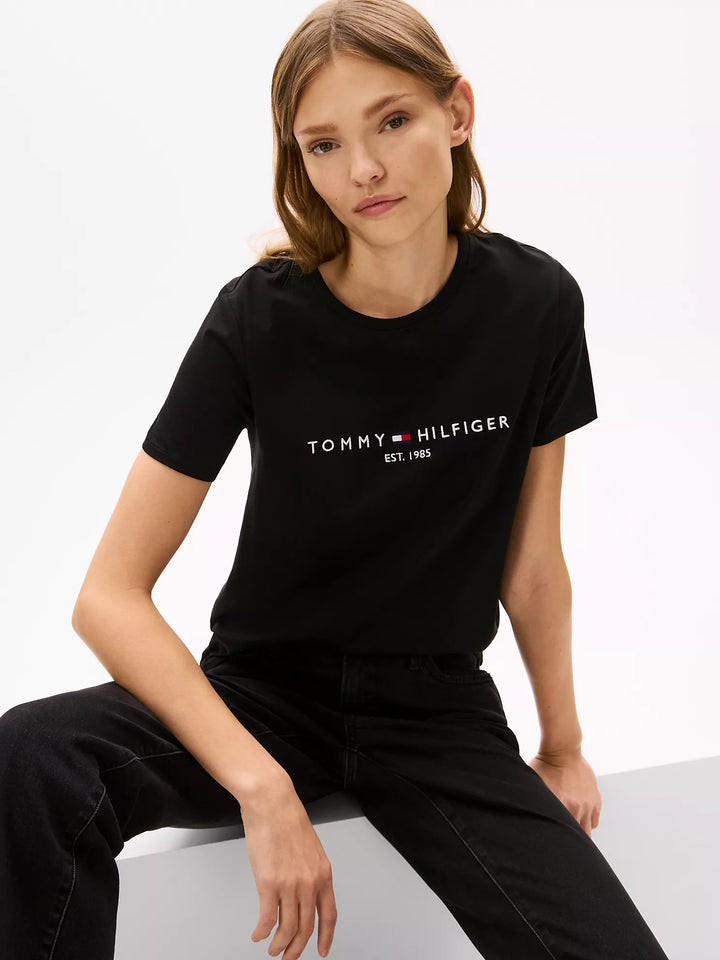 Tommy Hilfiger Embroidered Tommy Logo T-Shirt